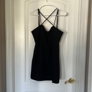 Zara black mini dress